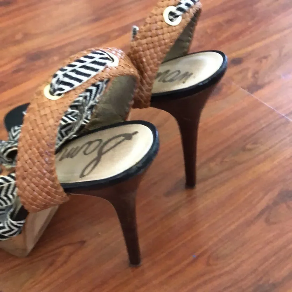 Sam Edelman high platform heels BoHo chic